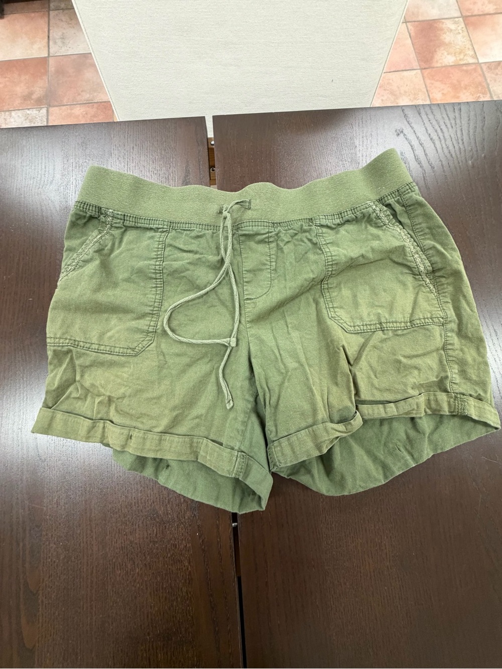 One pair of size large women’s shorts
